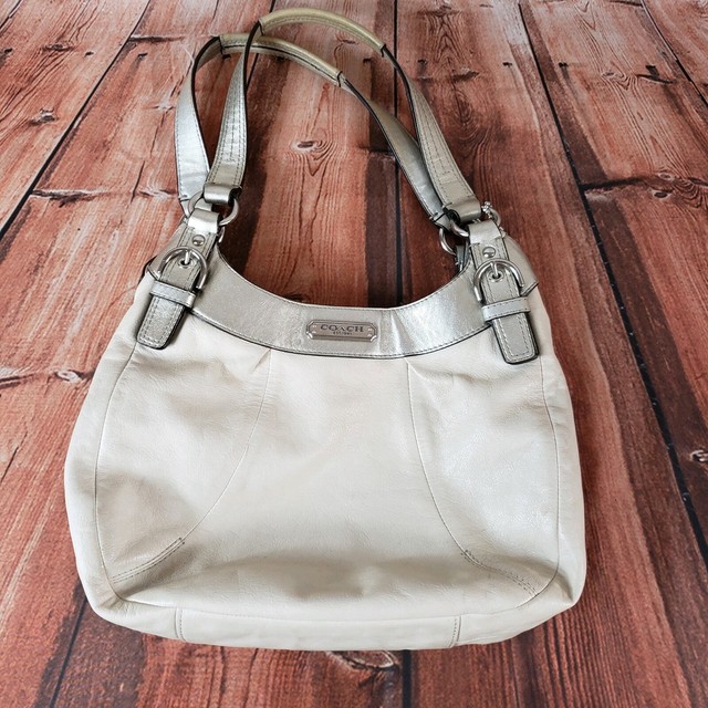 coach cream bag