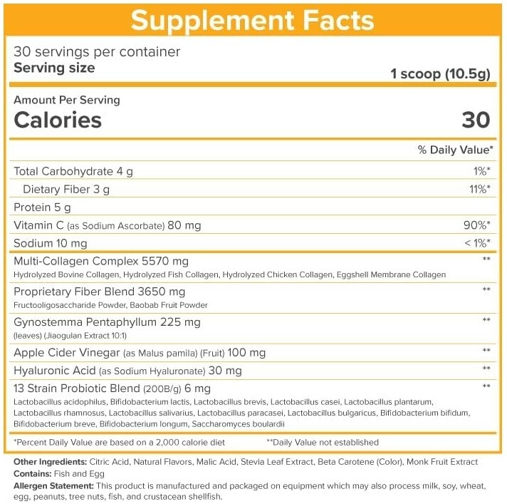 SkinnyFit - Super Youth, Orange Pineapple (30 Servings)