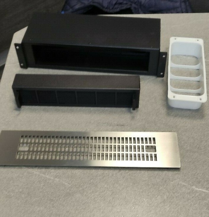 Sockel-Umluft-Kasten Rejilla Acero Inox / Sistema 150 Desde Sockelhöhe 10CM