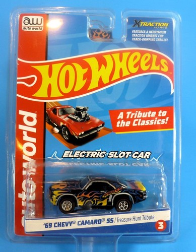 AUTO WORLD X-Traction Ultra-G Slotcar '69 Chevy Camaro SS / Schatzsuche Tribute