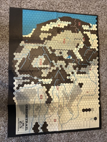 Fantasy Games Unlimited Oregon Trail Game Incomplete 1981 Vintage - Picture 11 of 14
