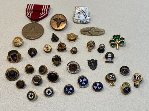Service Pins Military Cootie Masonic Kiwanis Elks American Legion DUI AMVETS TPA