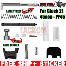 Lone Wolf Upper parts Slide Kit for GLOCK 21 45acp LWD-SLIDEKIT-45 Striker