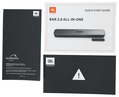 JBL Bar 2.0 All In One Home Theater SoundBar w/Bluetooth+Deep Bass