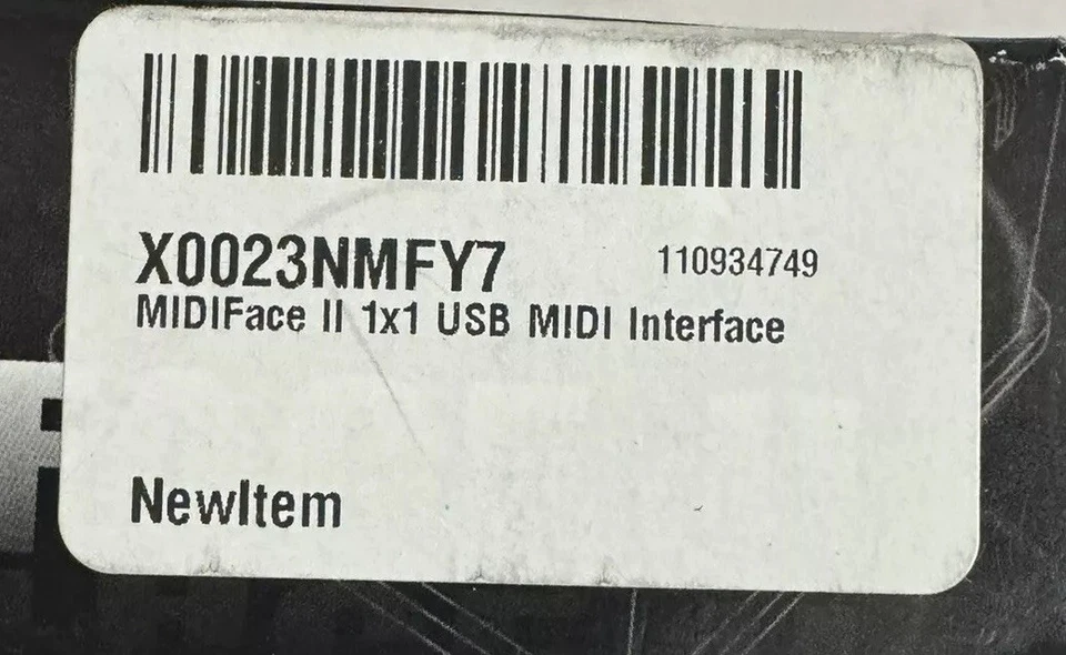 USB MIDIFACE 1X1 1-in/1-out USB MIDI Interface - Image 3 of 4