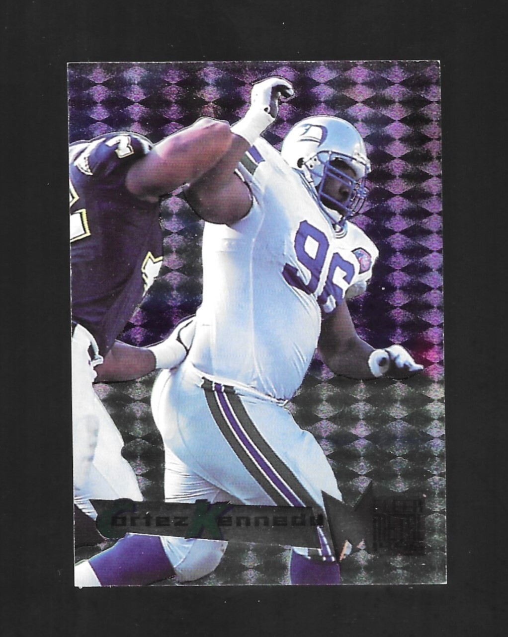 1995 Fleer Metal #182 Cortez Kennedy Seattle Seahawks Football Card HOF