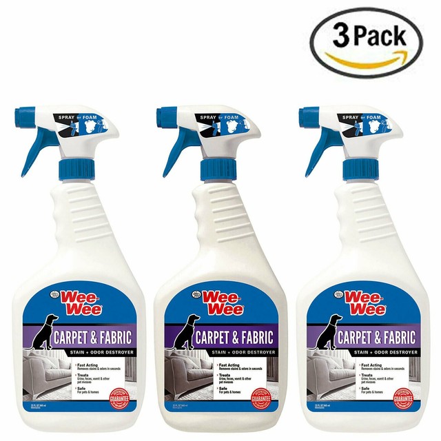 Four Paws WeeWee Pet Stain and Odor Remover Spray 32 Fl Oz (Pack Of 3) eBay