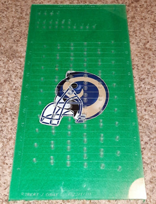 [G] Presidential Football LA Rams Homemade Board Game Robert J. Gray 1020111111