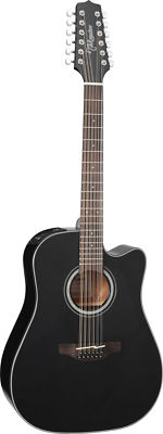 TAKAMINE GD30CE12 BLK Dreadnought 12-string
