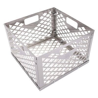 Oklahoma Joe's 5279338P04 Stainless Steel Offset Smoker Charcoal Firebox Bask...