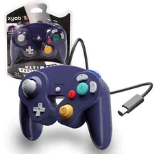 XYAB Nintendo GameCube Wired Controller (Purple) for GameCube/Wii's/Switch New