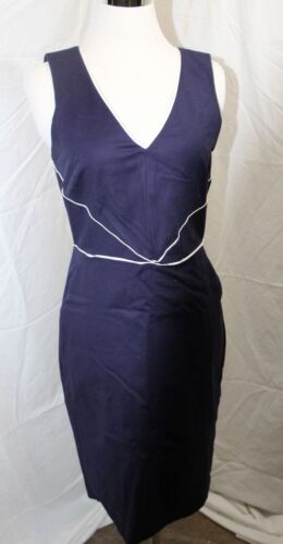 Banana Republic Navy Blue dress with White Pipping