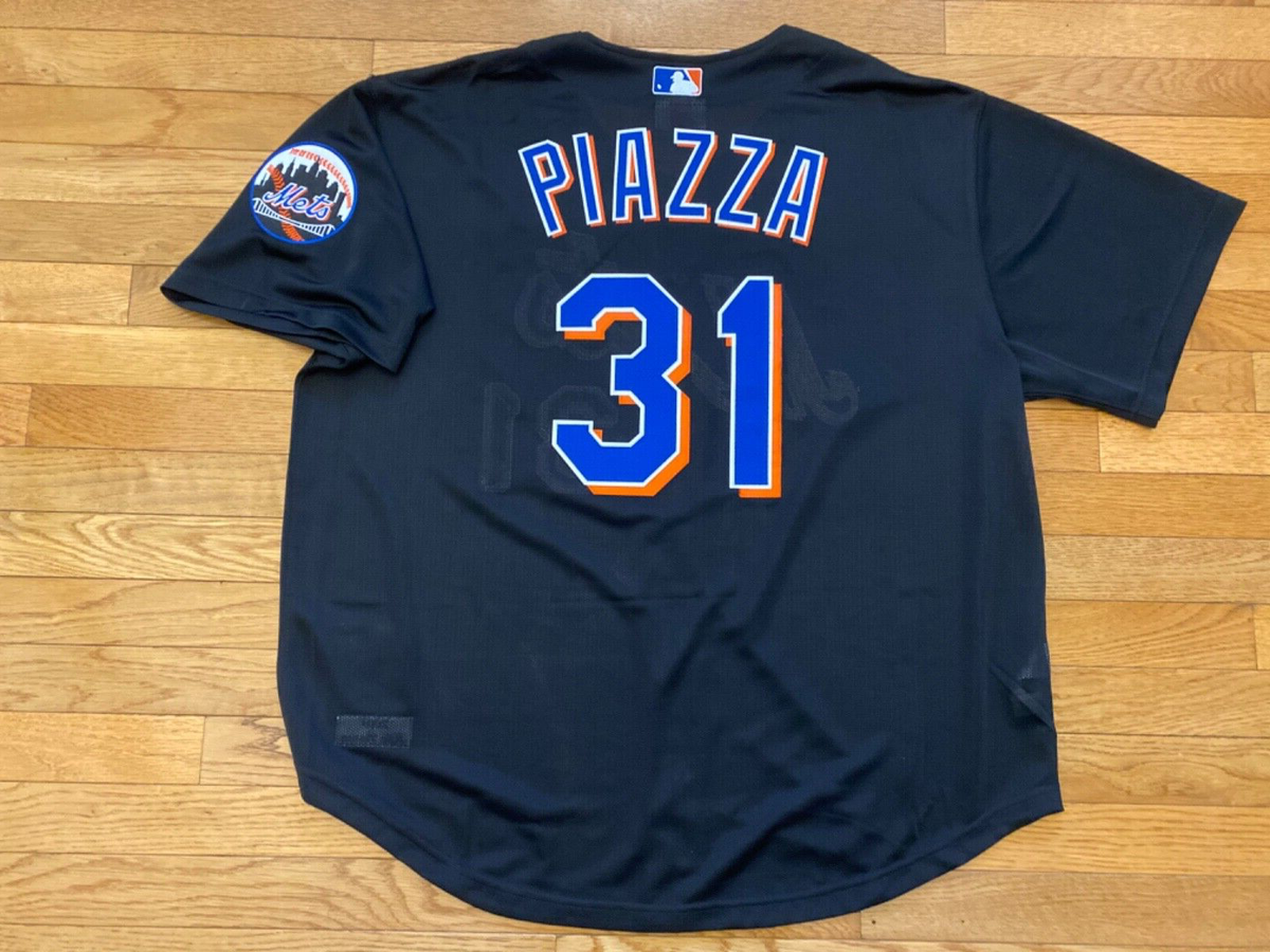 Mike Piazza New York Mets Mitchell Ness 2000 World Series Jersey