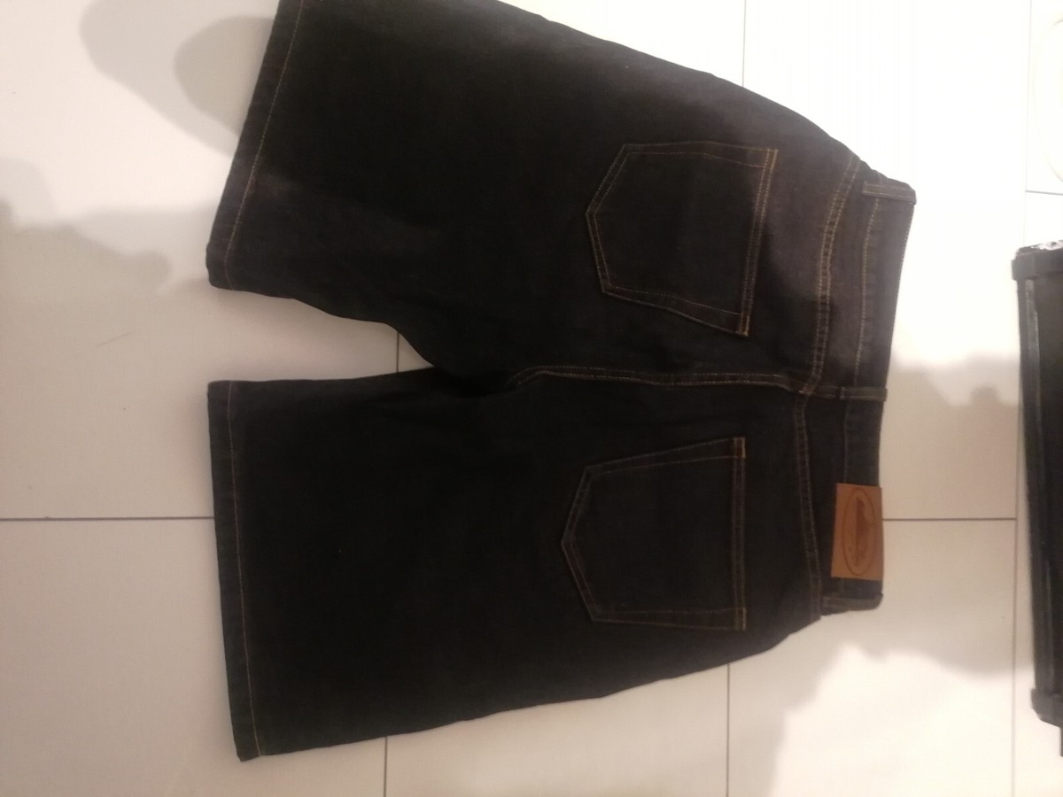 Corteiz Alcatraz Denim Shorts Washed Black W32 100% Authentic