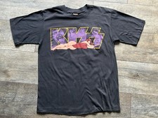 Kiss Vintage Concert T-Shirt Crazy Nights Tour Purple Logo Woman Vintage Kiss