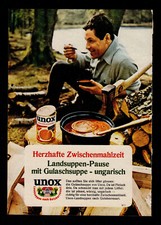 3w3963/ Alte Reklame von 1963 - UNOX - Herzhafte Zwischenmahlzeit