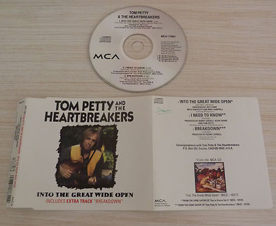 CD MAXI TOM PETTY & THE HEARTBREAKERS INTO THE GREAT WIDE OPEN 3 T 91 (OHNE KARTON)