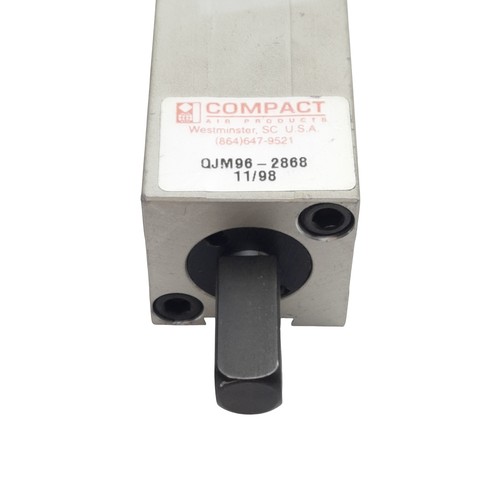 Kompakter QJM96-2868 Pneumatikzylinder ø3/4 Zoll Bohrung, 3/4 Zoll Hub, #10-32UNF - Bild 4 von 7