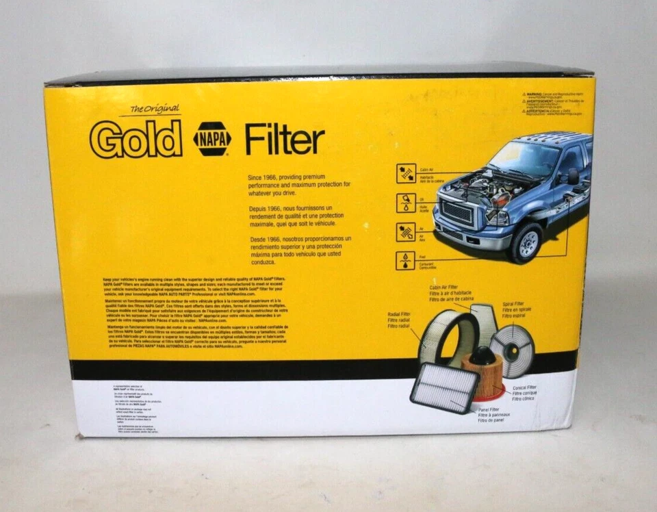 Filtro de aire GENUINO Napa Gold 9184 para Chevrolet Silverado 2500HD 3500 GMC Sierra Foto 3 de 4