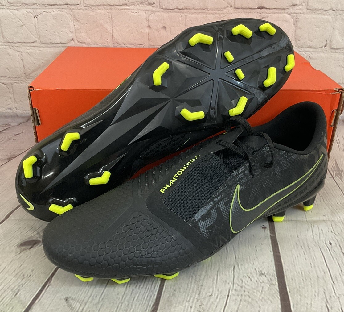Nike Phantom Venom PRO FG Unisex Soccer Cleats Black Volt