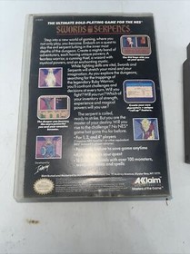 Swords and Serpents (Nintendo, 1990) Cartridge Only Tested NES Game Authentic