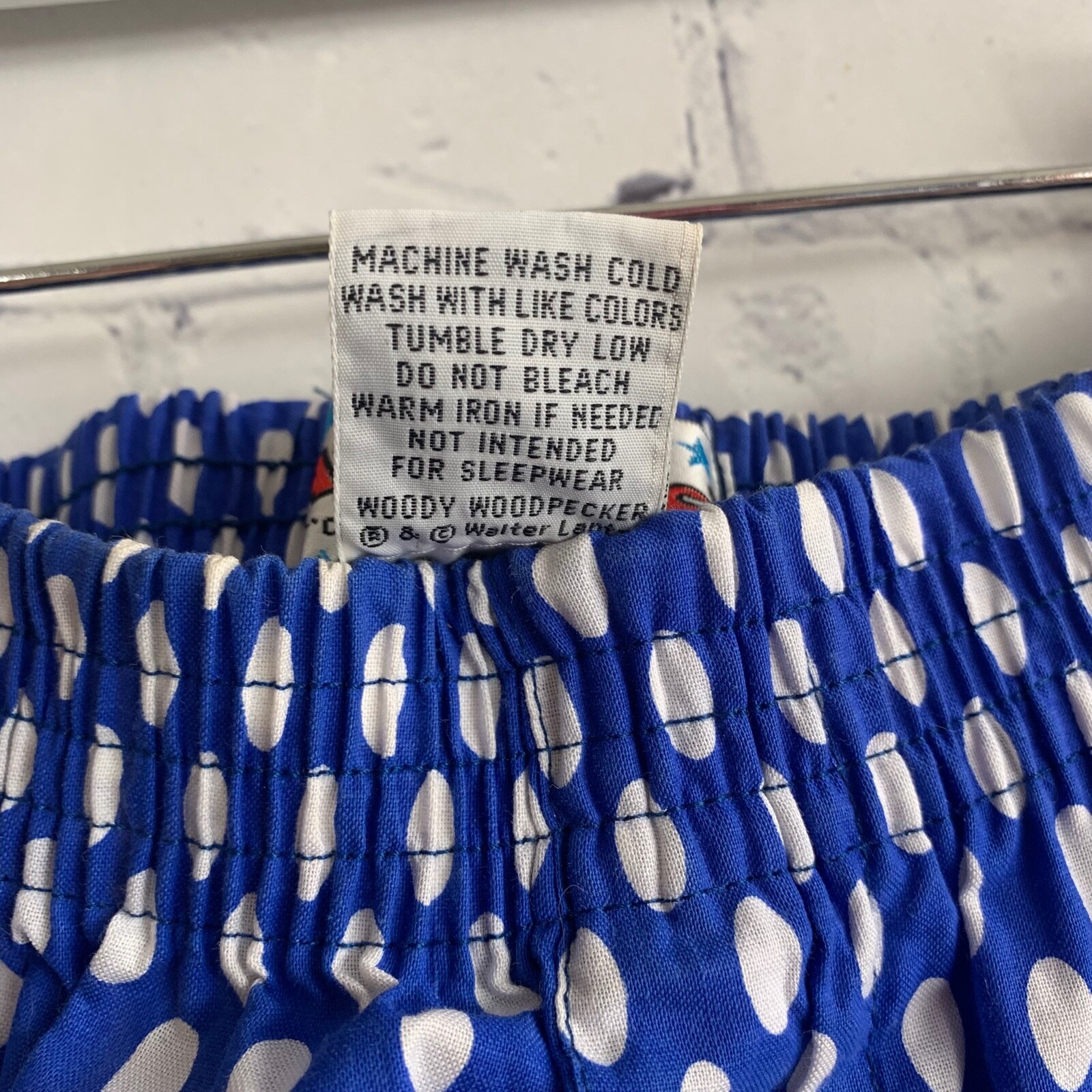 Vintage Attitoons Woody the Woodpecker Polka Dot Blue… - Gem