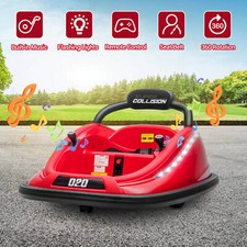 12V Kids Ride on Bumper Car 360  Spinning MP3 Electric Vehicle w/Remote Control