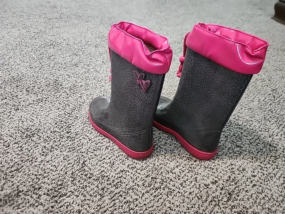 Igor Niñas Botas de Lluvia Talla 6 (32), Rosa y Gris  Foto 2 de 4