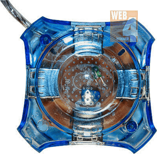 3x USB HUB mini FullSpeed 4 fach Port LEDLight Verteiler 1.1 Kabel GRÜN sk24 - Bild 6 von 6