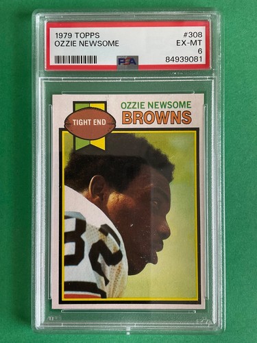 Ozzie Newsome 1979 Topps Rookie Football Card #259 Cleveland Browns HOF - PSA 6