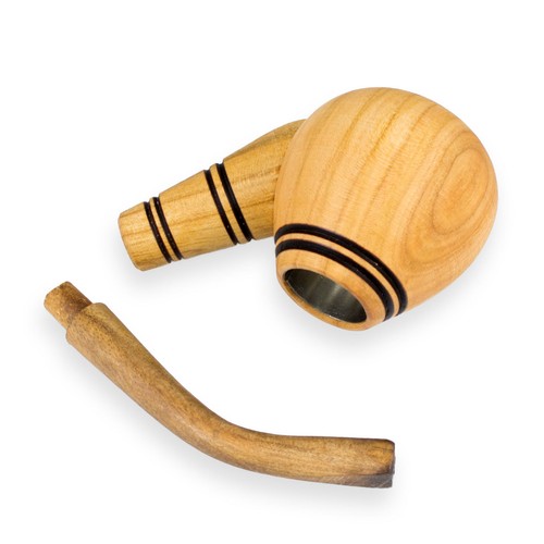 Bulk lot! Hand-Carved Wooden Smoking Pipes 6" Cherry Wood Tobacco Pipe Handmade - Picture 7 of 7
