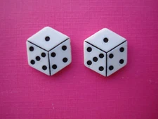 Bluebubble LUCKY CASINO Dice Earrings Cool Vegas Kitsch Cute Retro Novelty Fun 