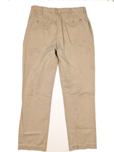 Polo Ralph Lauren Classic Fit Khaki Pleated Straight Leg Pants Men's Size 34x34 - Picture 2 of 7