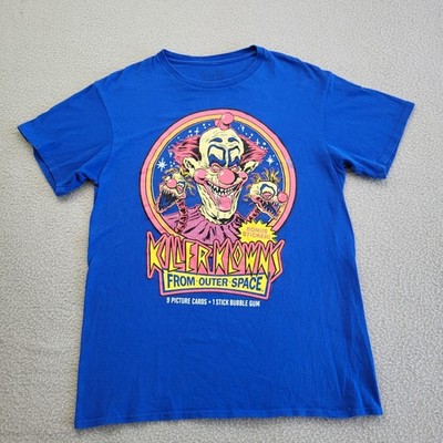 Killer Klowns from Outer Space Shirt Mens Medium Blue Graphic