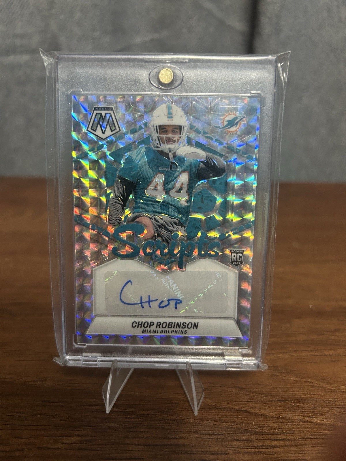 2024 Panini Mosaic - Rookie Scripts Chop Robinson #RS-CRN (AU, RC)