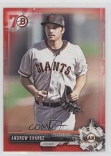 2017 Bowman Prospects Red 70th Anniversary Andrew Suarez #BP112 fm0