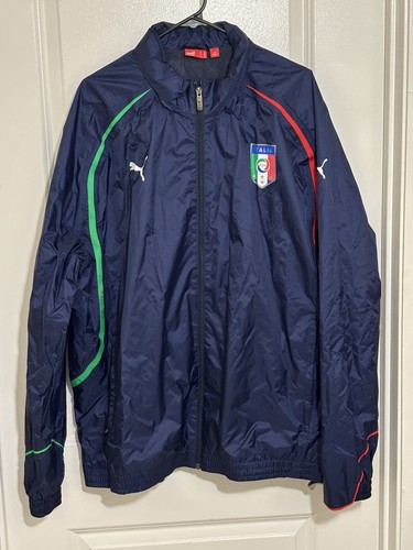 Puma Italien Nationalmannschaft 2010-2012 Training Kapuze Windbreaker Jacke Herren 2XL