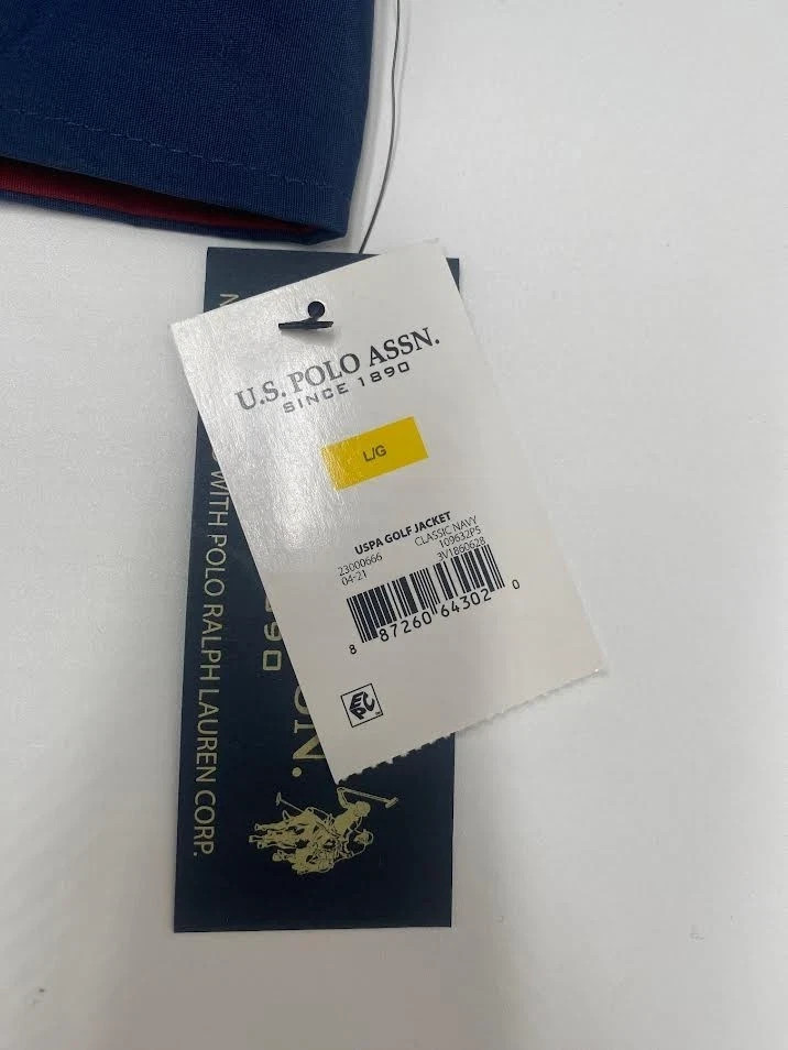 U.S. Polo Assn. Micro Golf Jacket Full Zip Choose Size and Color