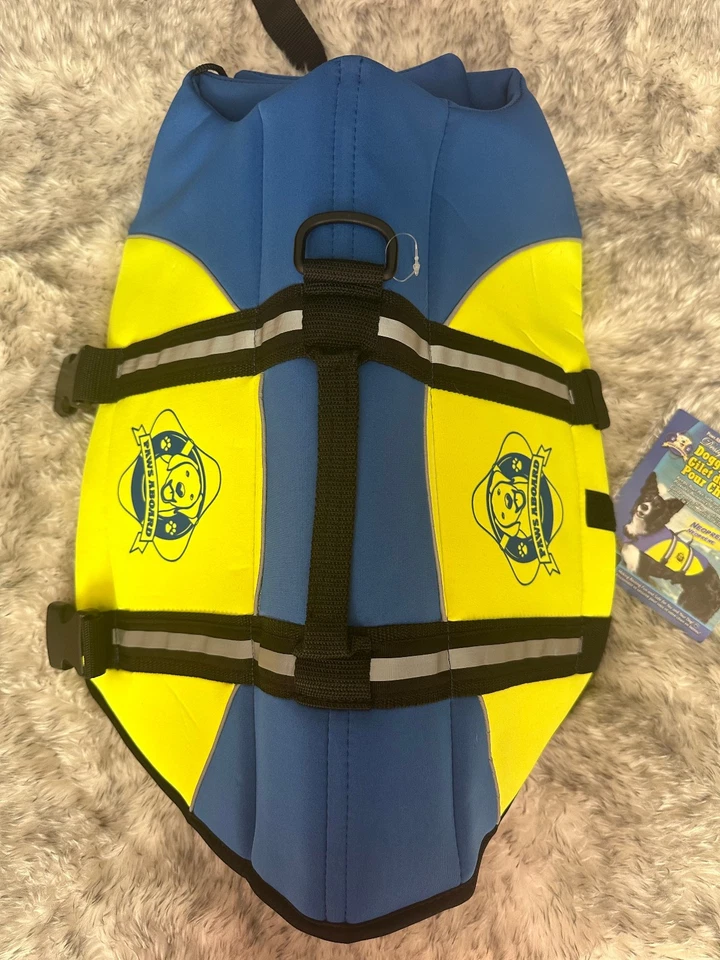 Paws Aboard Dog Life Jacket / Vest -  Size Large -  New With Tags - Image 2 of 4