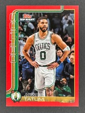 2025/26 Topps - HOBBY RIP NIGHT - Jayson Tatum - Red Parallel SP #BK1 Card