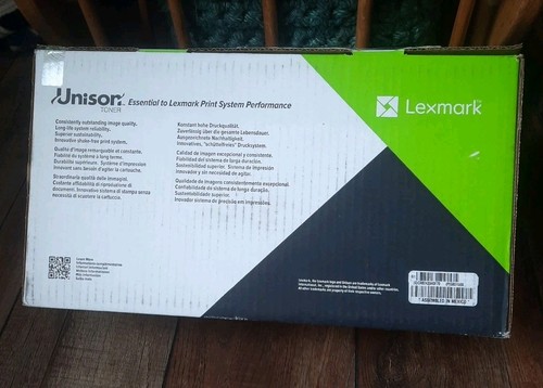 Genuine Lexmark 58D1U0E Black Ultra High Yield Contract Toner - New Sealed - Zdjęcie 4 z 5