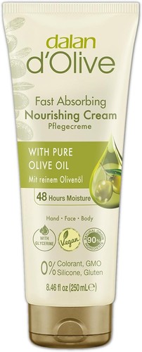 Dalan d'Olive Hand & Body Cream 250ml Vegan 90% Natural No Silicone Dry Skin - Picture 4 of 6