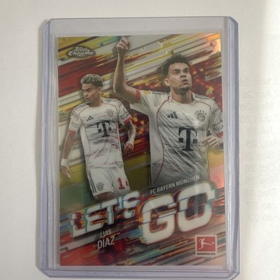 2025-26 Topps Chrome Bundesliga Luis Diaz #LG-14 Let's Go SSP Case Hit 