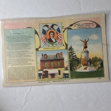 Postcard First Day Cover Francis Scott Key Postmarked Stamped Stamp 1948