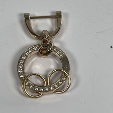 gold bling keychain