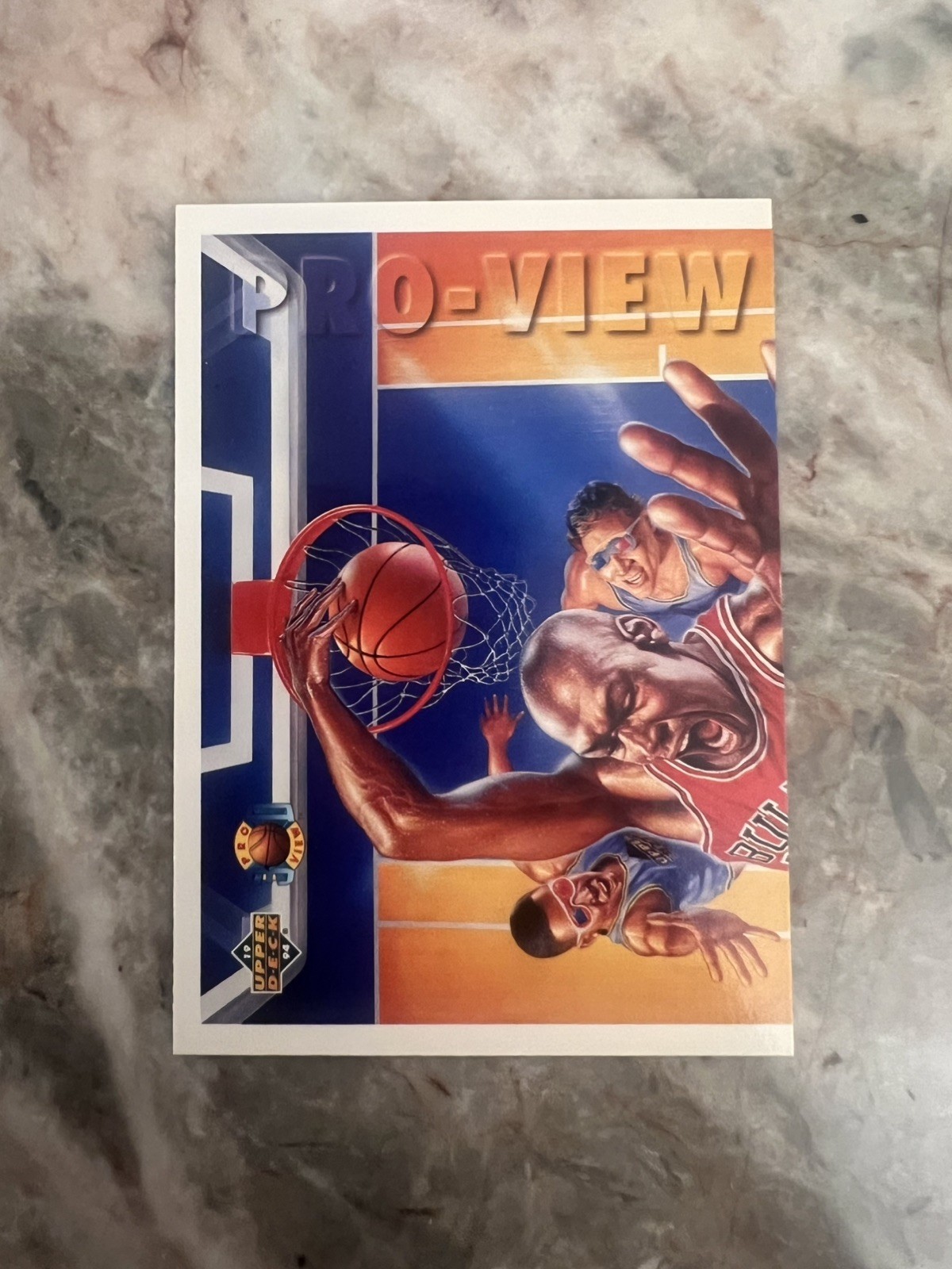 1993 Upper Deck Pro View 3D Michael Jordan checklist card# 109