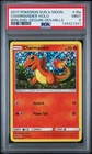 2017 POKEMON SUN & MOON BURNING SHADOWS #18A CHARMANDER-HOLO PSA 9
