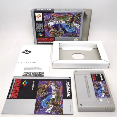 TMNT Turtles IV Turtles in Time | Super Nintendo Spiel | mit OVP Anleitung PAL