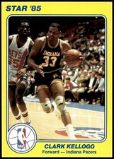 1984-85 Star Court Kings Clark Kellogg Indiana Pacers #20