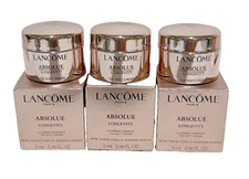 3x LANCOME ABSOLU LONGEVITY THE SOFT CREAM 0.16oz / 5ml ea NEW IN BOX